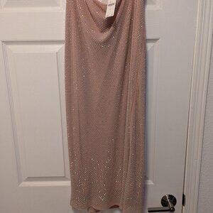 Mave by Anthropologie Sequin Midi Skirt